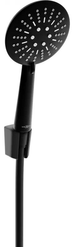 Mexen príslušenstvo - 1-bodový ručný sprchový set R-67, čierny, 785675052-70