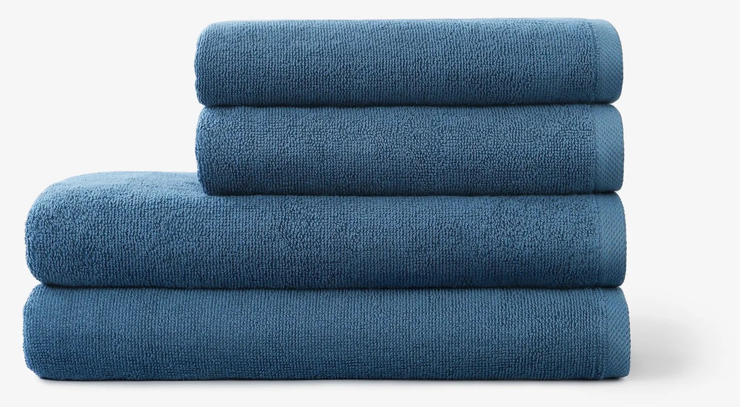 Goldea bavlnený froté uterák / osuška soft bez bordúry – petrolejový 70 x 140 cm