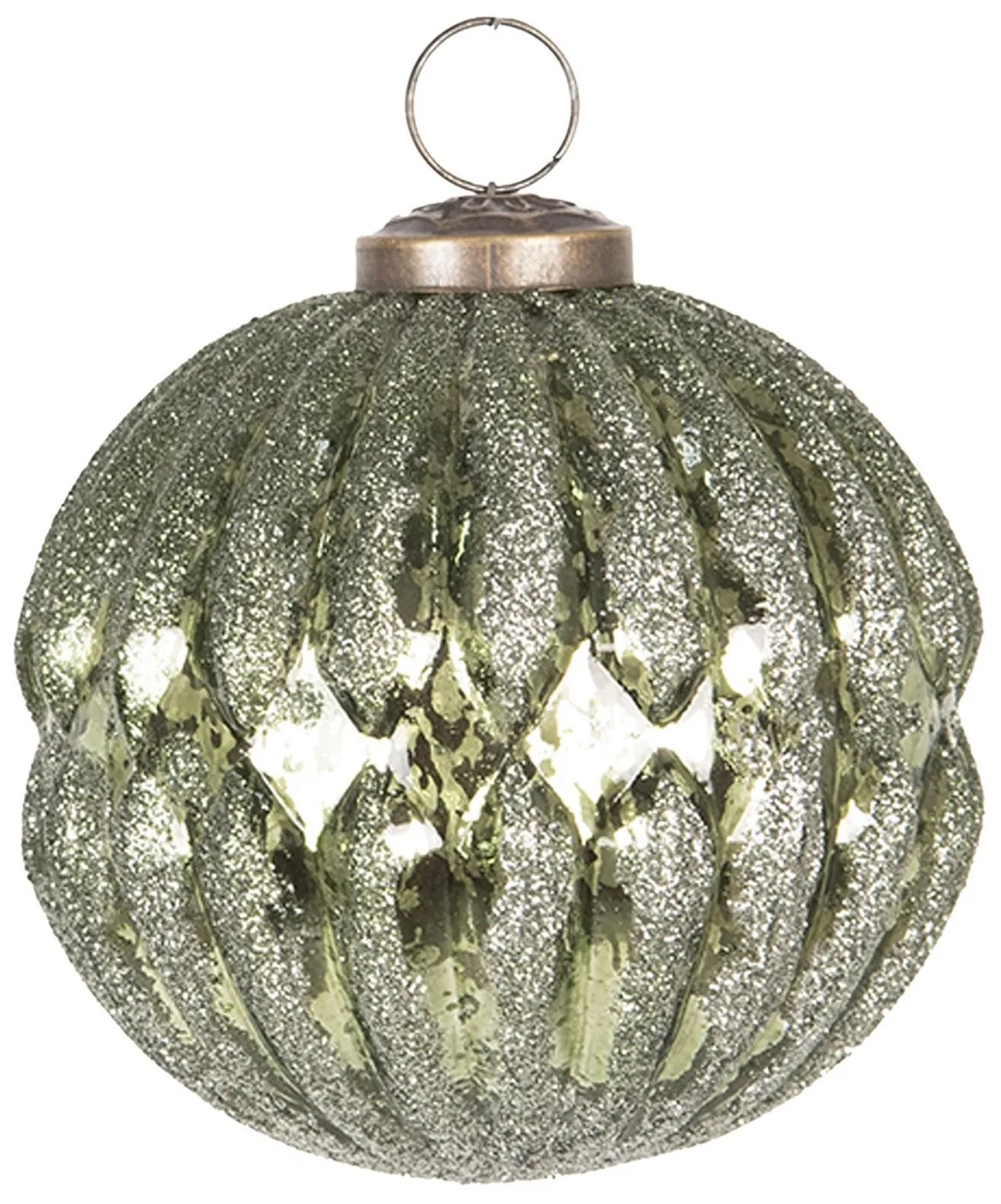 Vianočná sklenená ozdoba - Ø 10 cm Vianočná sklenená ozdoba - Ø 10 cm