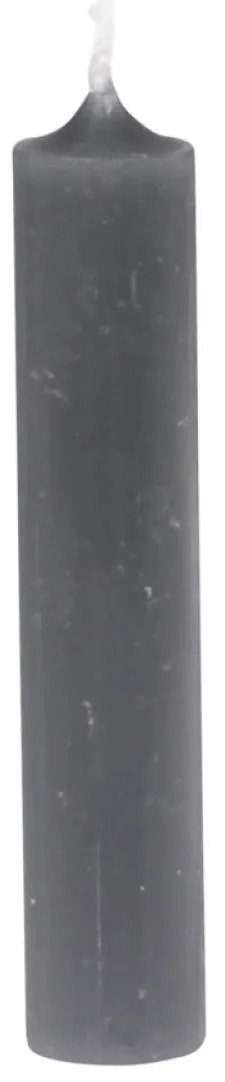 Granitová úzka krátka sviečka Short coal - Ø 2 * 11cm / 4.5h