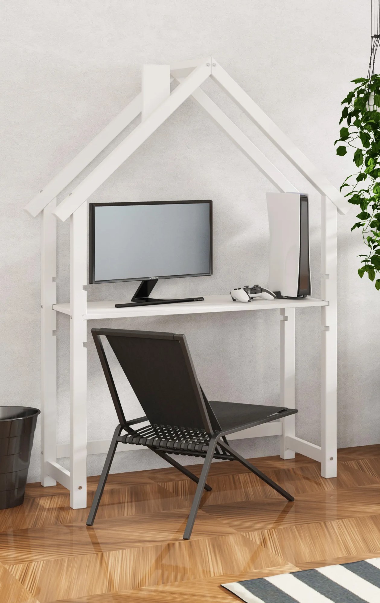 Písací stôl DOMČEK - biely