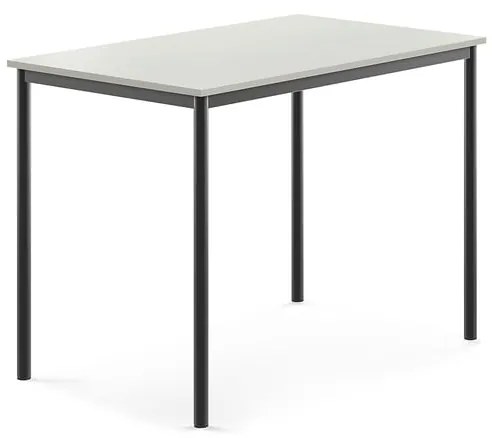 Stôl BORÅS, 1200x800x900 mm, laminát - šedá, antracit