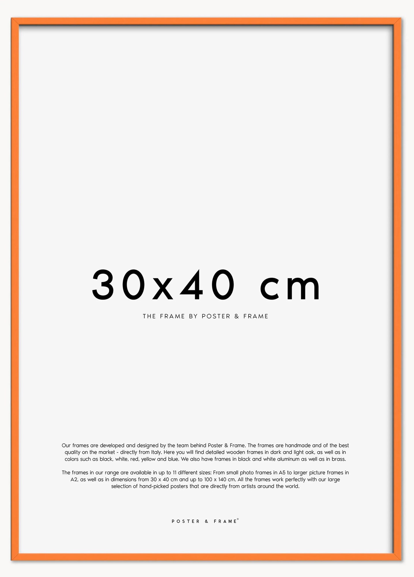 Ručne vyrobený fotorám Explore, rôzne veľkosti