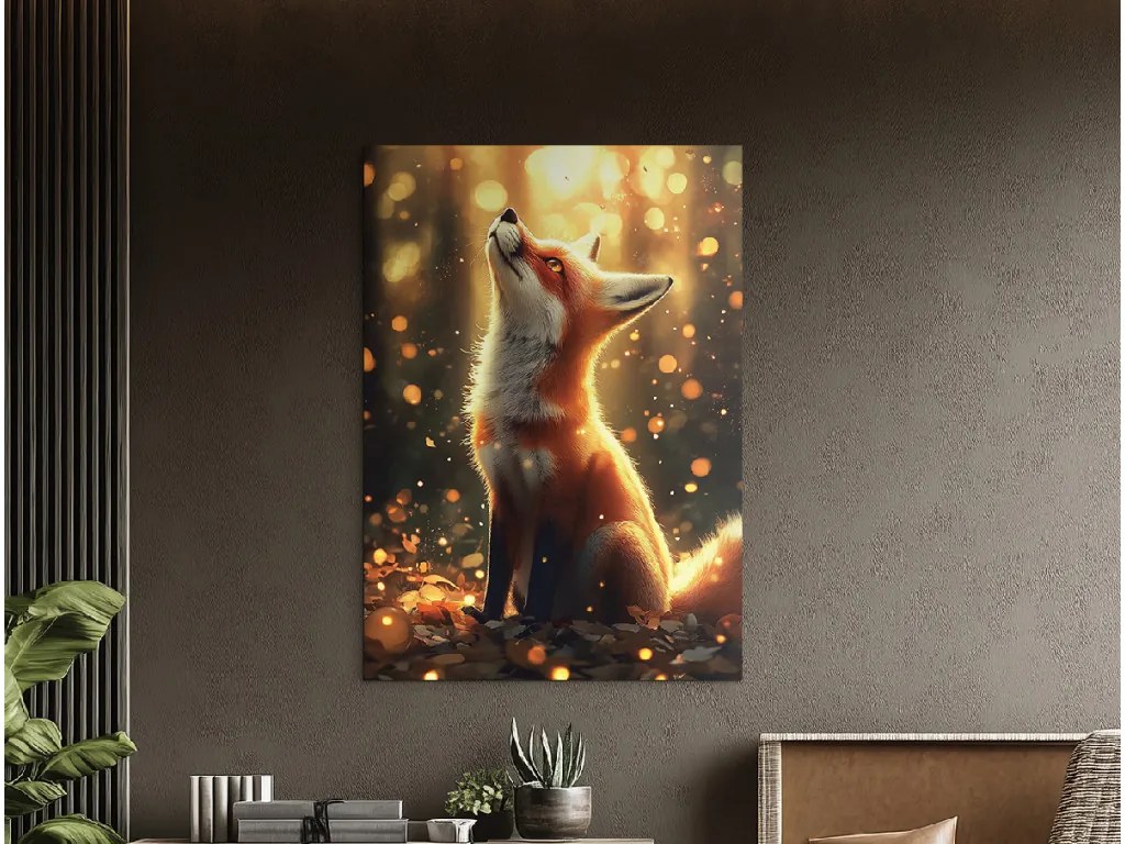 drevko | Obraz Líščí pozdrav slnku