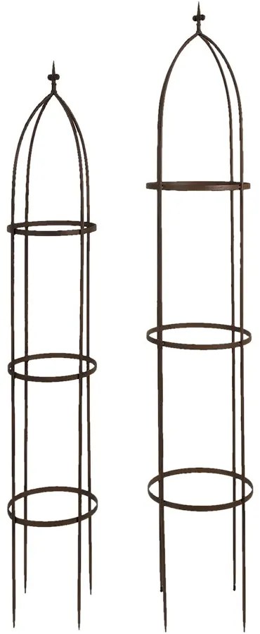 Sada 2 věšáků na květiny Creeper Flowers 31*31*180 cm - 31*31*180 / 26*26*162 cm