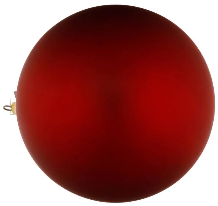 DECOLED Plastová guľa, priemer 40 cm, červená, matná, UV
