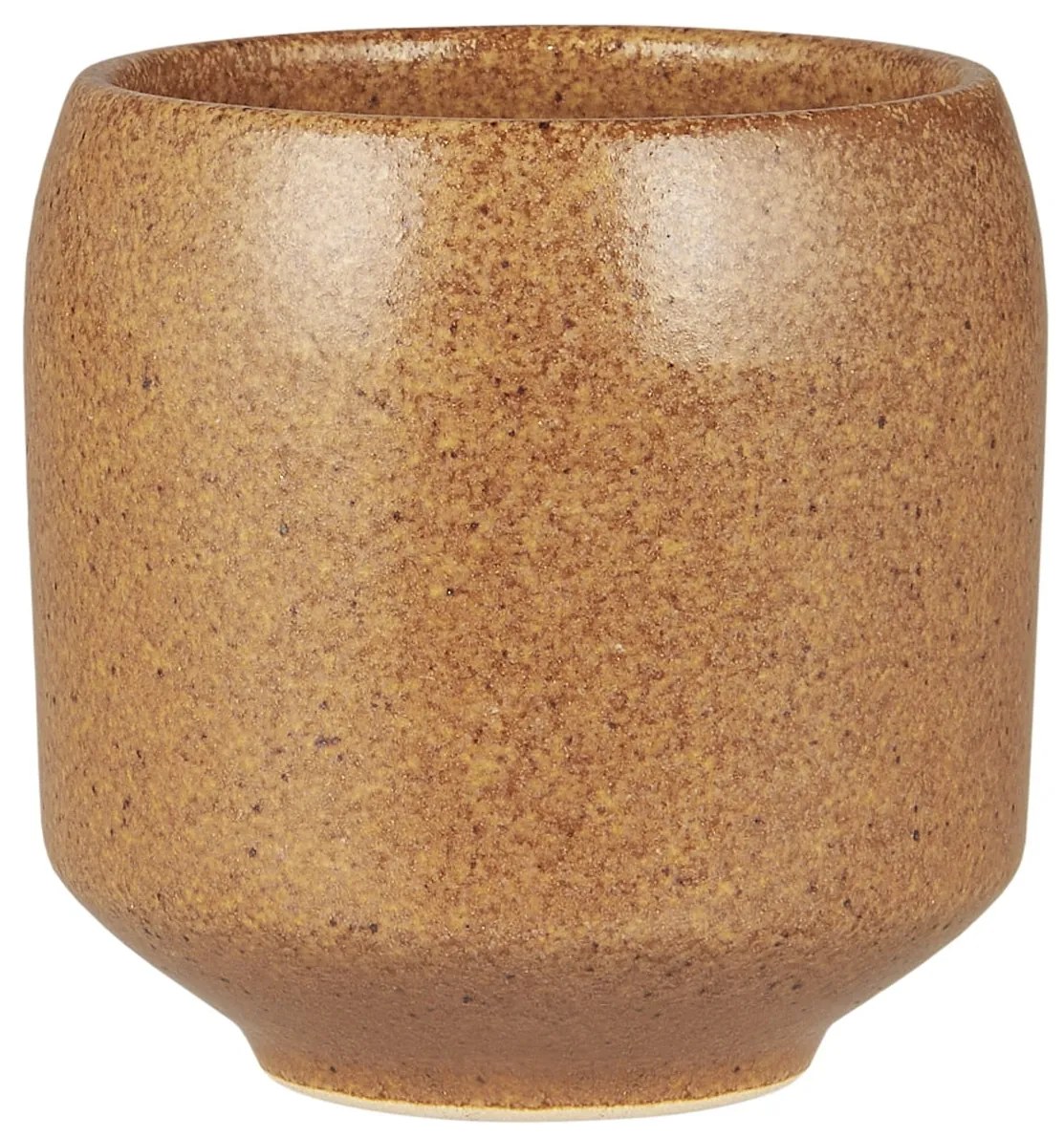 Ib Laursen Malý keramický obal na kvety Saga Brown