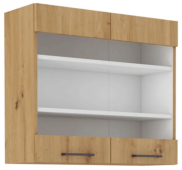 Horná kuchynská skrinka Meriel 80 GS-72 2F (dub artisan). Vlastná spoľahlivá doprava až k Vám domov. 1033982