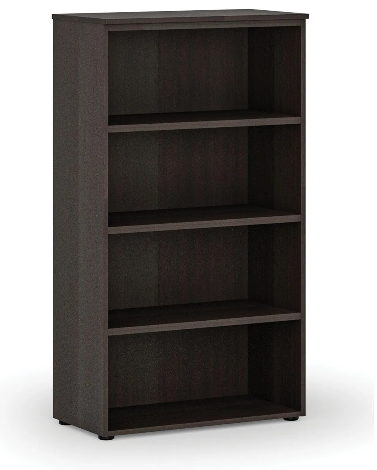 Kancelársky regál PRIMO 2023, 800 x 640 x 1335 mm, wenge
