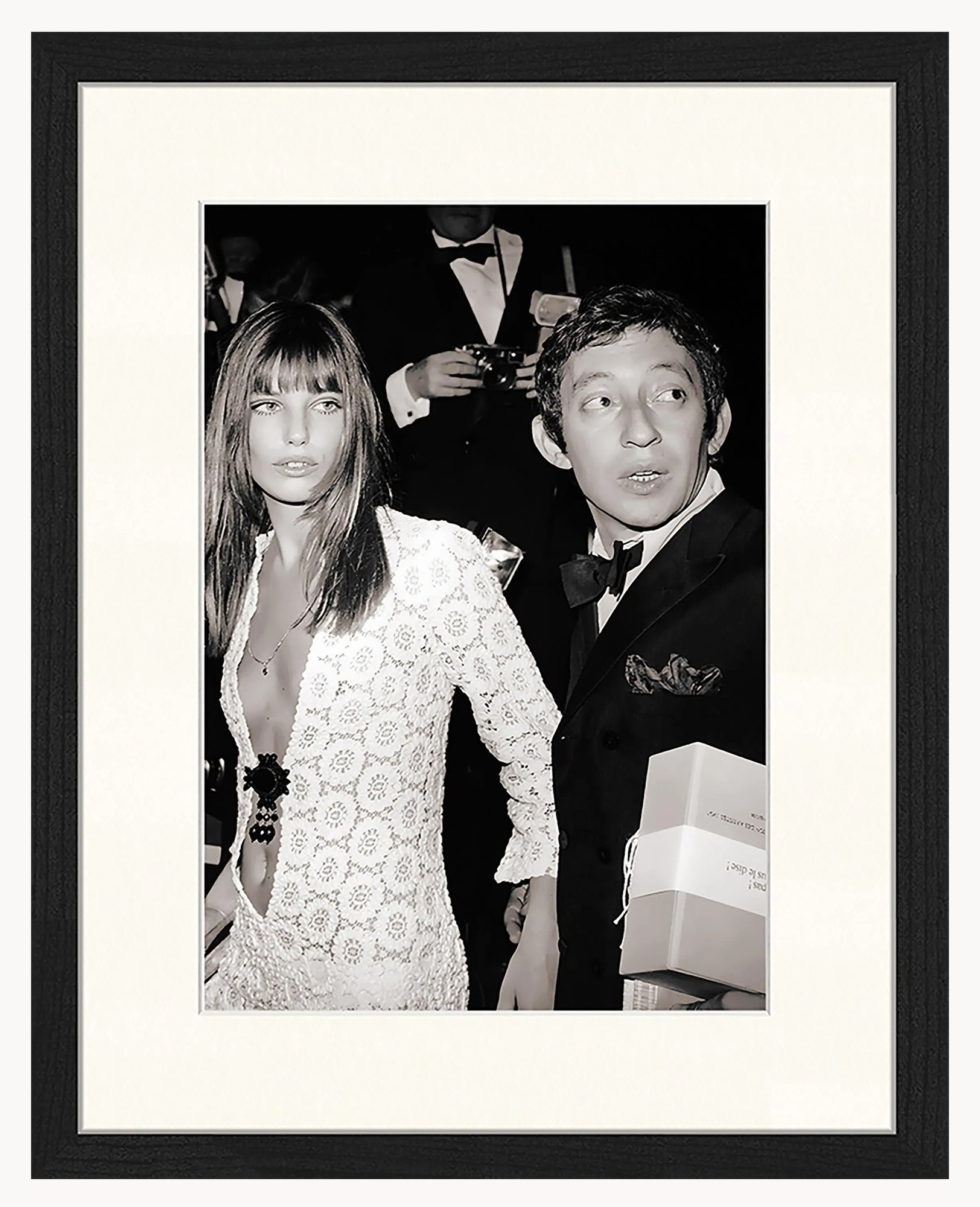 Zarámovaná fotografia Serge Gainsbourg & Jane Birkin