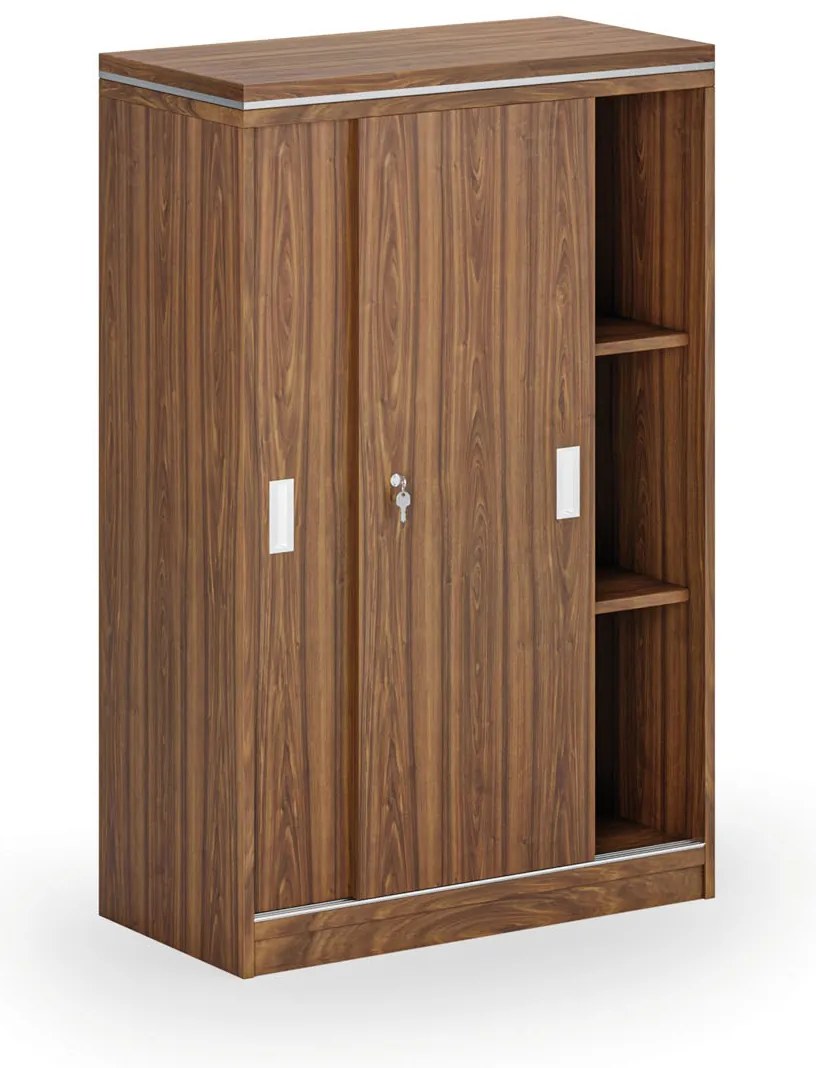 Skriňa zasúvacia ARRISTO LUX, 800 x 400 x 1236 mm, orech