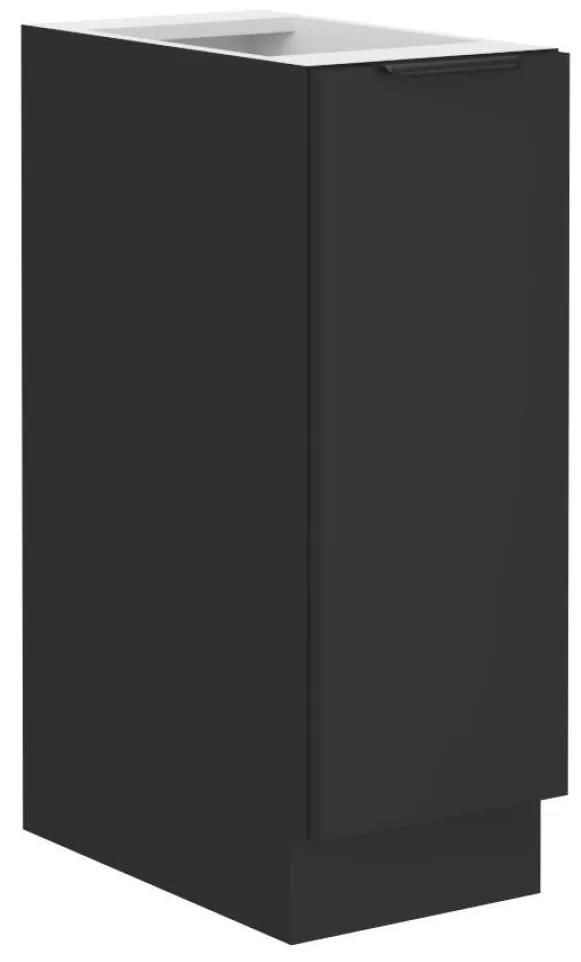 Dolná kuchynská skrinka s výsuvným košom Sobera 30 D CARGO BB (čierna) . Vlastná spoľahlivá doprava až k Vám domov. 1096989