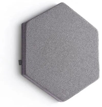 Akustický panel POLY, hexagon, 600x600x56 mm, nástenný, fialová