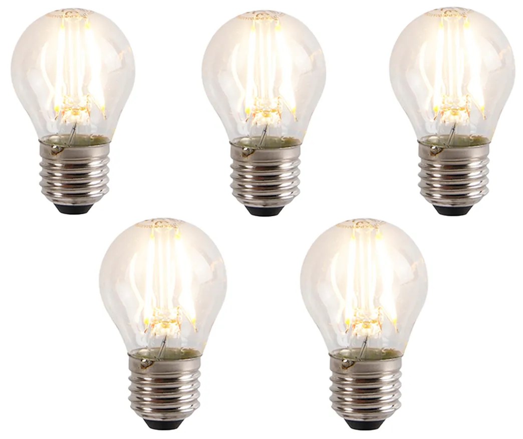 Sada 5 LED žiaroviek E27 s 3-stupňovým stmievaním P45 5W 700 lm 2700K