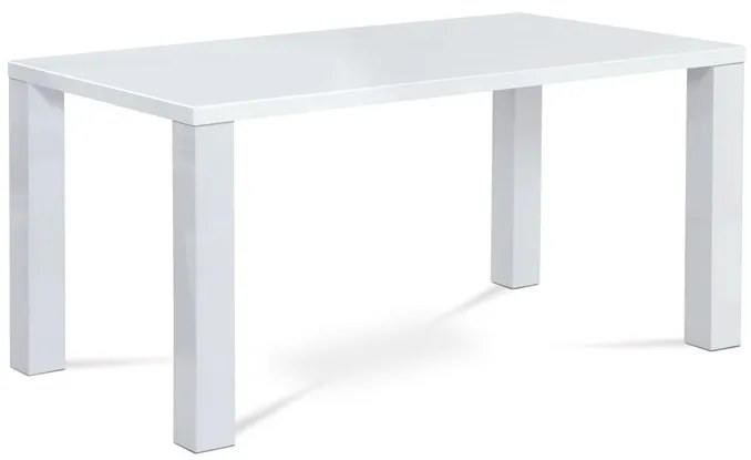 BONTEC Jedálenský stôl 160x90cm, mdf AT-3008 WT Farba: Biela