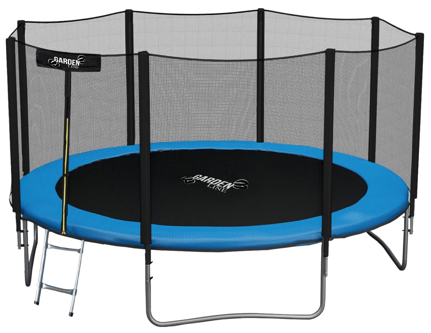 Trampolína s vonkajšou sieťou 427 cm Gardenline - modrá Trampolína s vonkajšou sieťou 427 cm Gardenline - modrá