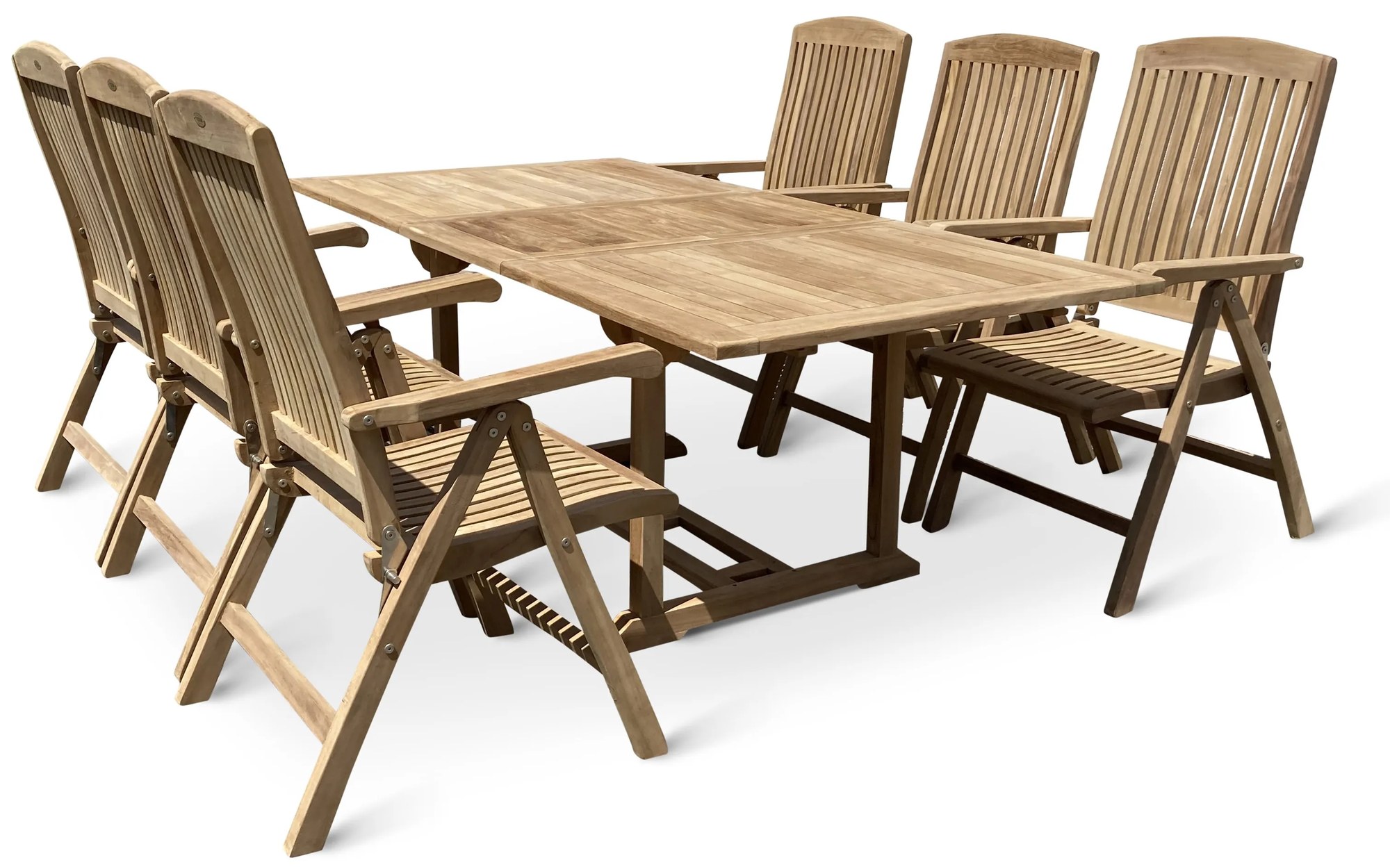 Noela Záhradná drevená zostava 1+6 pre 6 osôb Bali II.