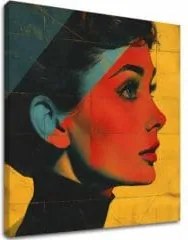 Audrey Hepburn obraz na plátne - Elegantná ikona