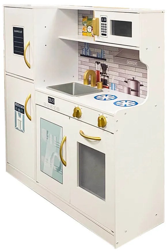 Drevená hračka kuchynka s doplnkami