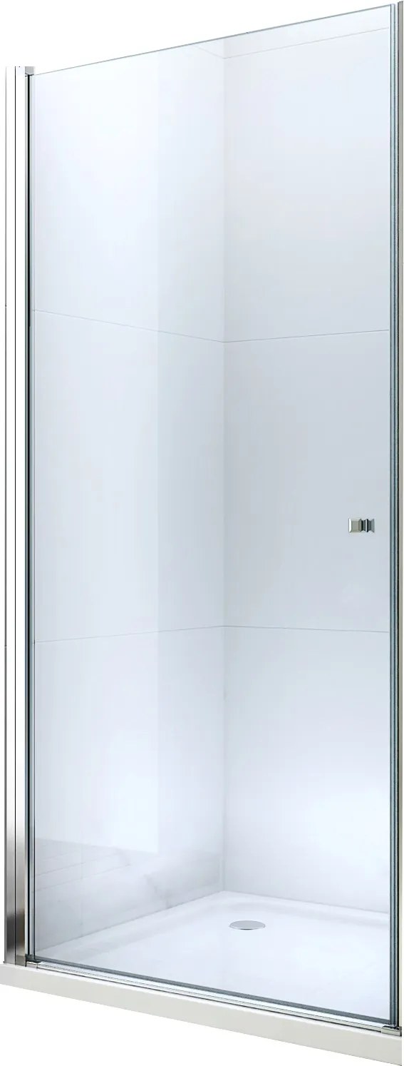 Mexen Pretoria, sprchové dvere do otvoru 85 x 190 cm, 6mm číre sklo, chrómový profil, 852-085-000-01-00
