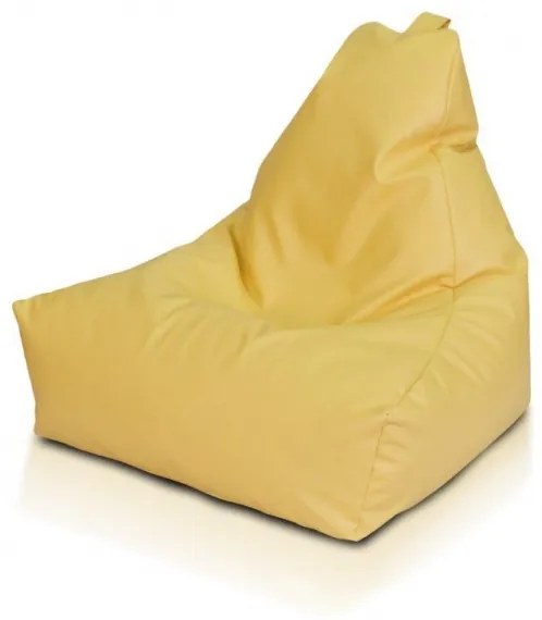 Sedací vak INTERMEDIC KEIKO S ekokoža Farba: E03 - Oranžová svetlá (ekokoža)