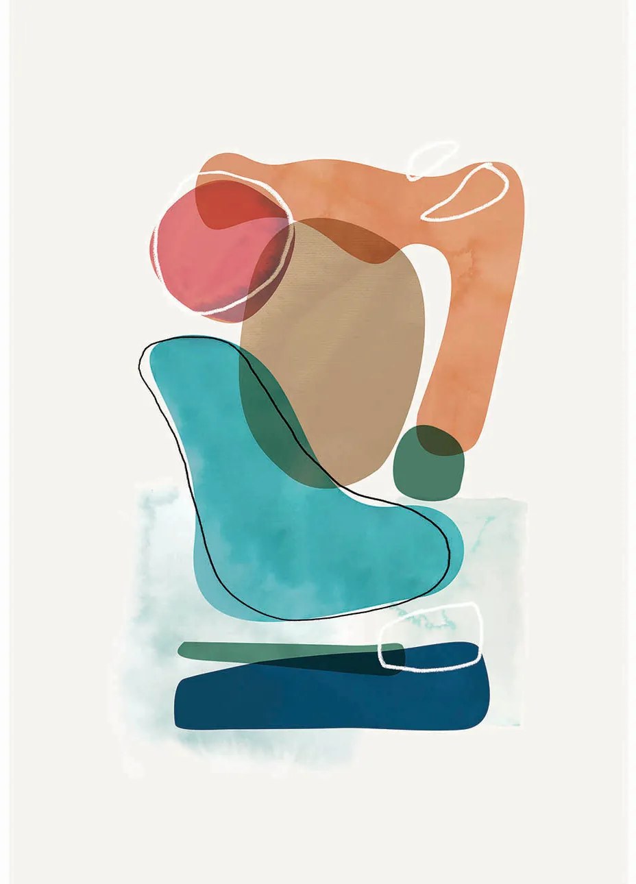 Plátno maľba Abstract Art I