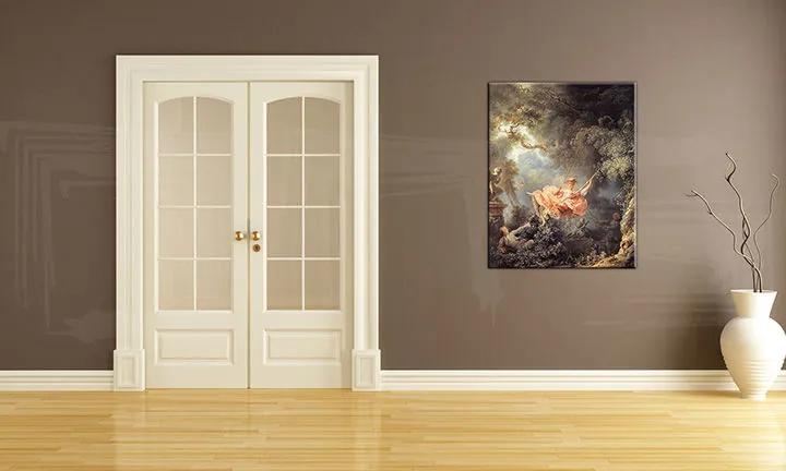 Obraz na plátne HOJDAČKA – Jean-Honoré Fragonard | rôzne rozmery