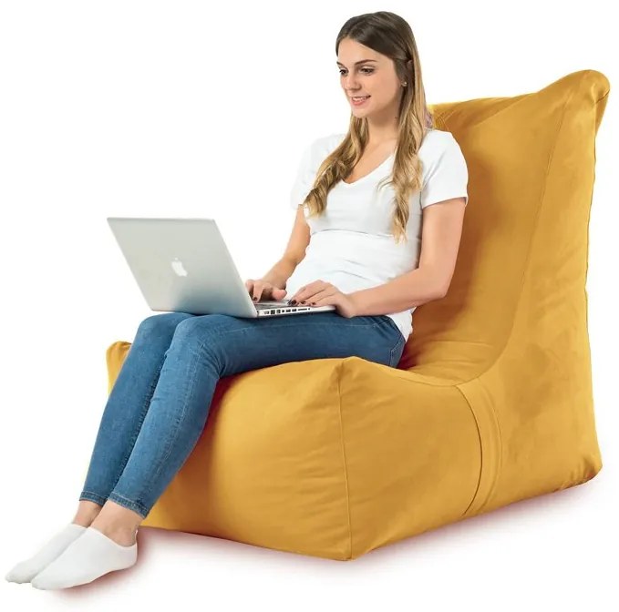 INTERMEDIC SK Sedací vak Distinto Plyš Farba: 5. Žltý