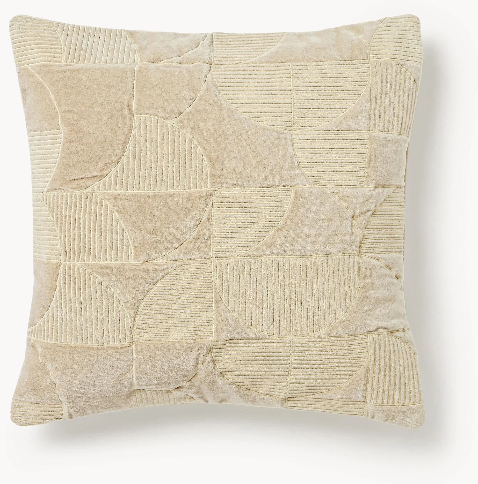 Vyšívaný poťah na vankúš s geometrickým vzorom Verina