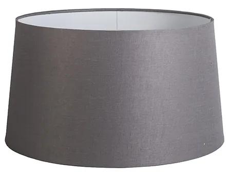 Tienidlo na lampu z ľanu tmavosivá 45 cm