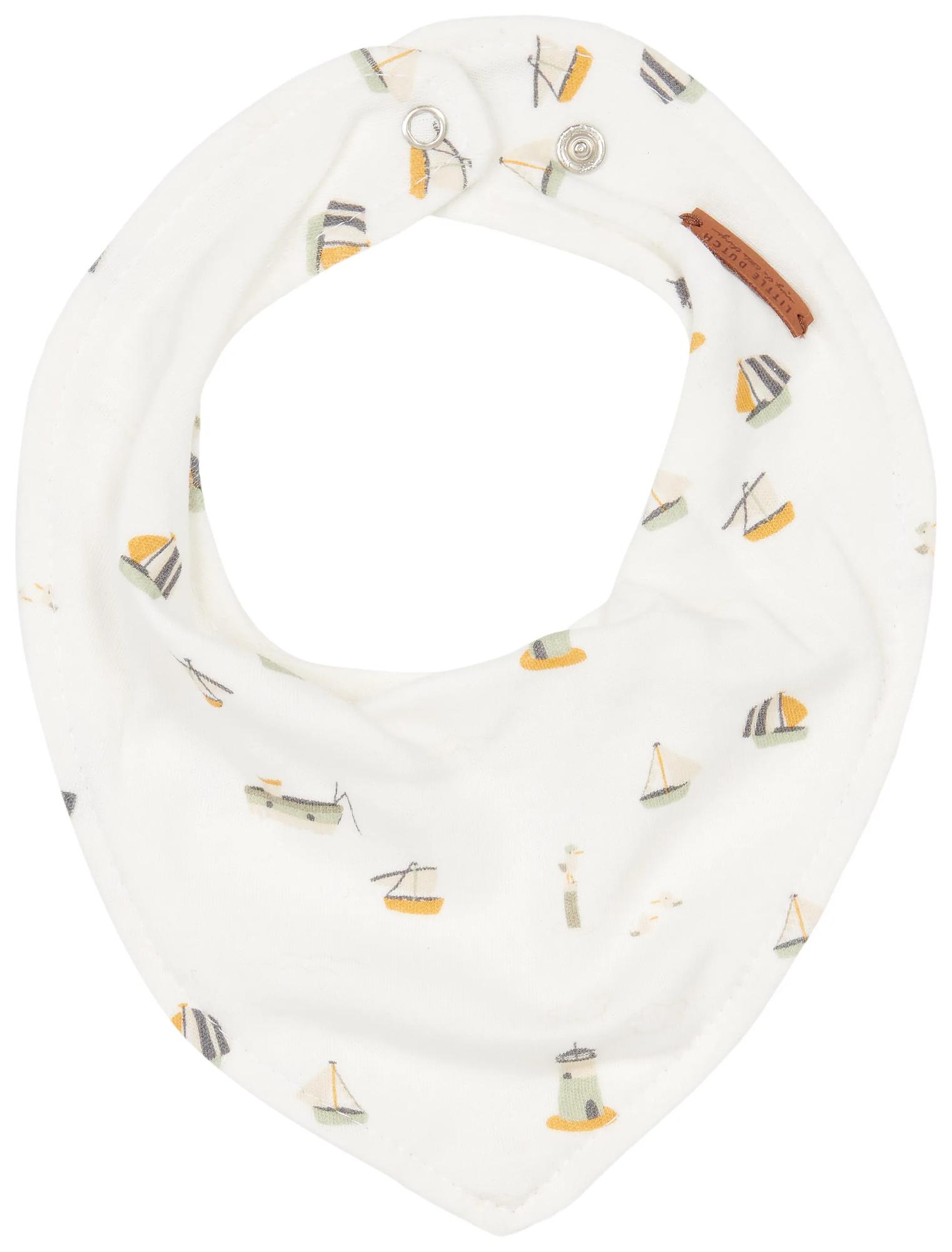 Podbradník bandana Námornícky záliv White