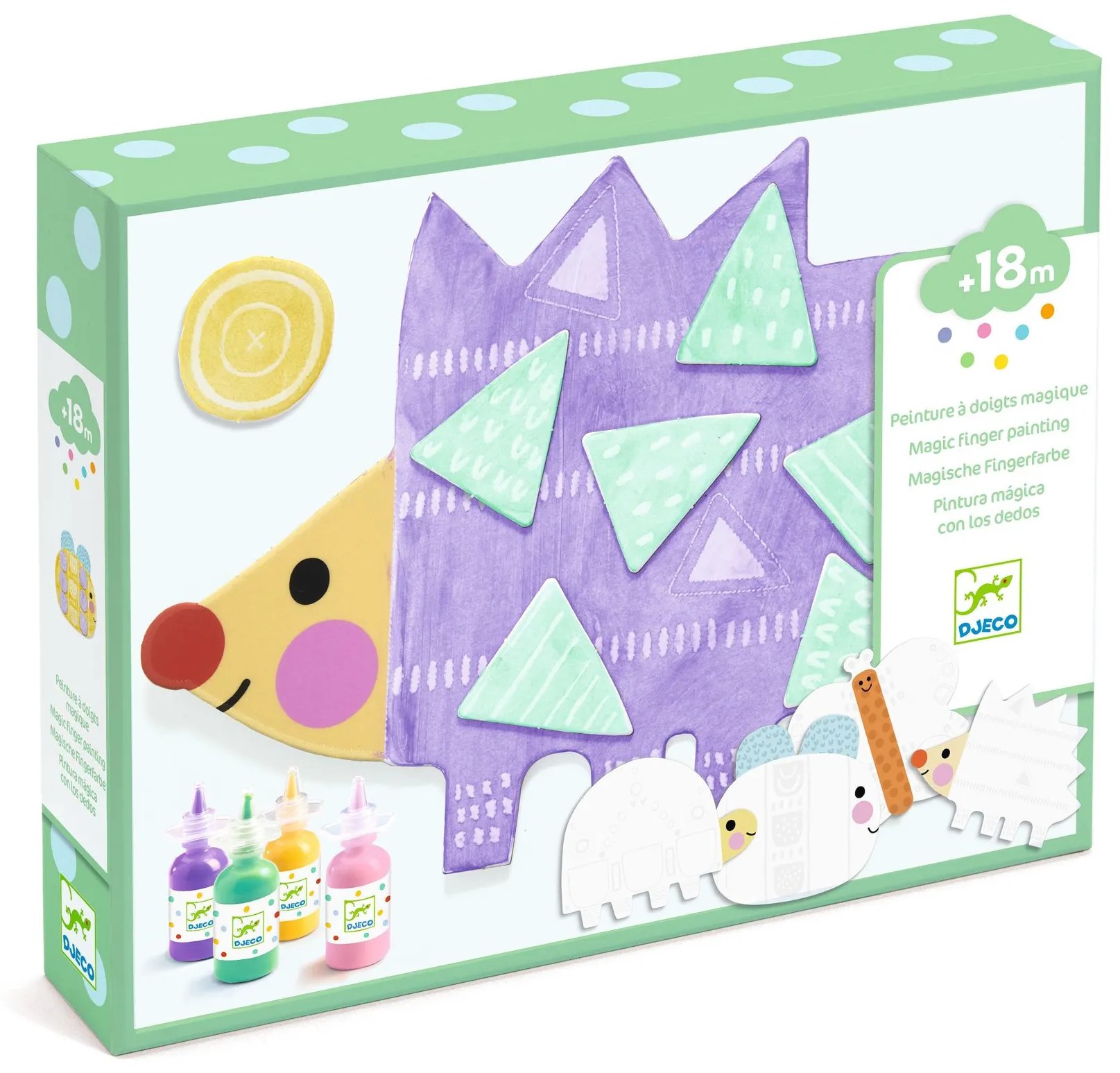 Výtvarná hra – prstové farby a samolepky so zvieratkami