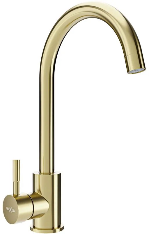 Mexen Foggia, vysoká drezová batéria h-330, zlatá matná, 671800-50