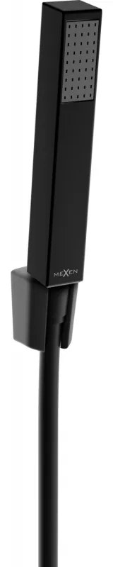 Mexen príslušenstvo - 1-bodový ručný sprchový set R-77, čierna, 785775052-70