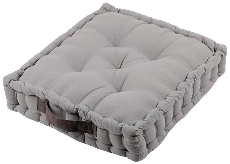 Sedací vankúš na zem DUO UNI šedý 1 ks