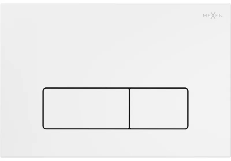Mexen Fenix 13, splachovacie tlačidlo pre Mexen Fenix, biela matná, 601320