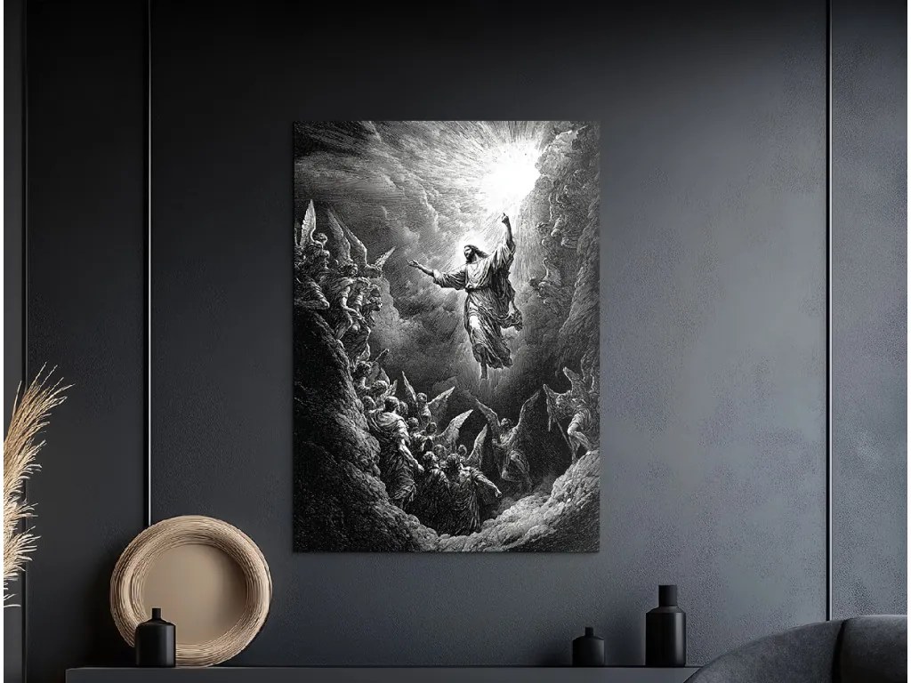 drevko | Čiernobiely obraz Nanebovstúpenie