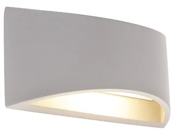 Priemyselná nástenná lampa sivá betón - Creil