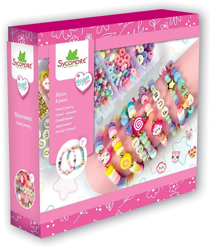 Výroba šperkov – náramky z polymérových korálikov – Kawaii