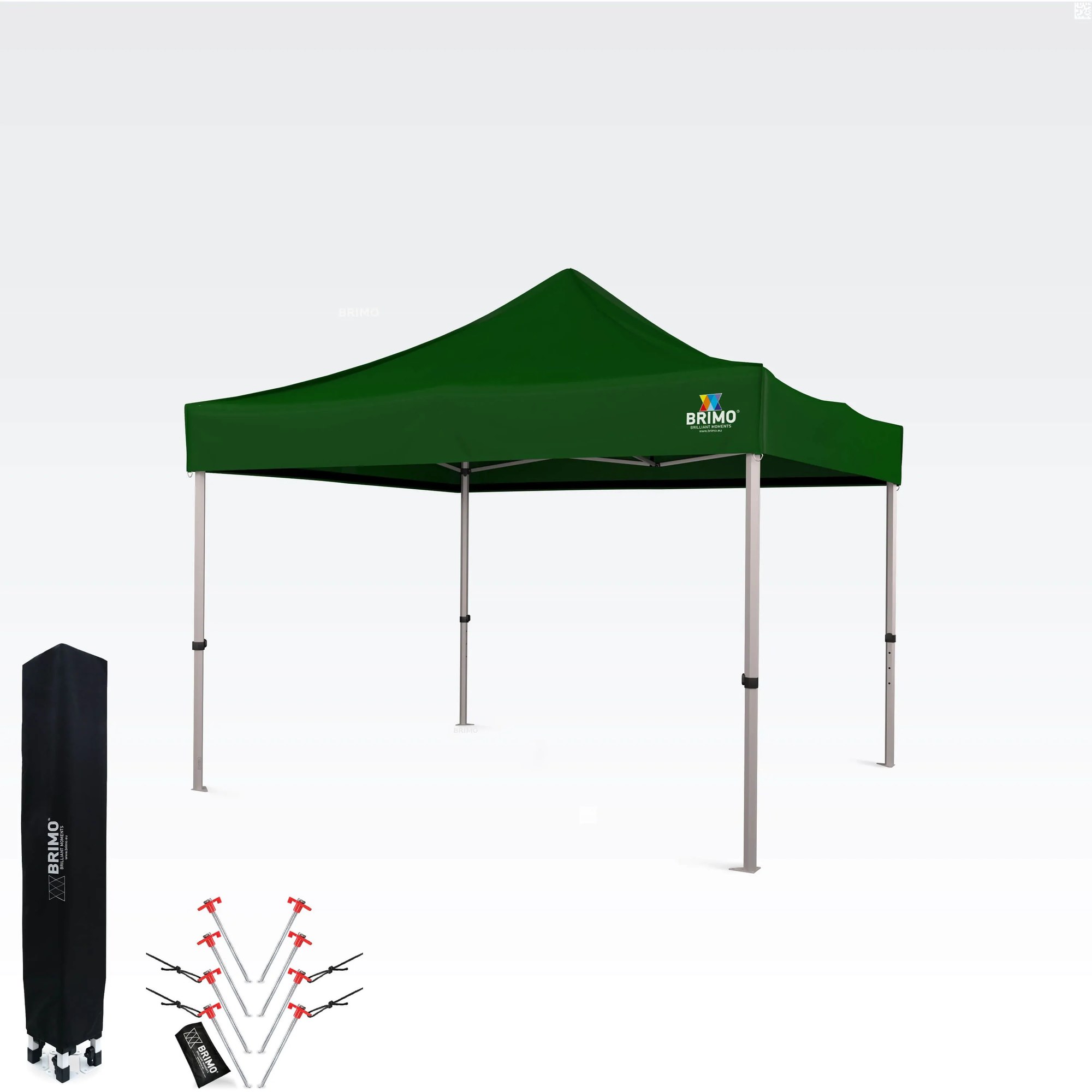 BRIMO Záhradný altánok 3x3m - bez stien - Zelená 35