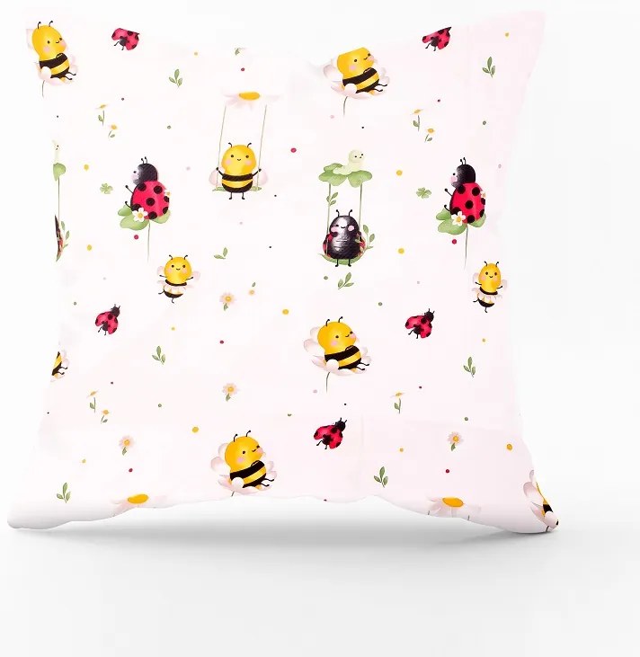 Obliečka na vankúš Lienky Veľkost obliečok: 70 x 90 cm, Zapínanie: Gombíky