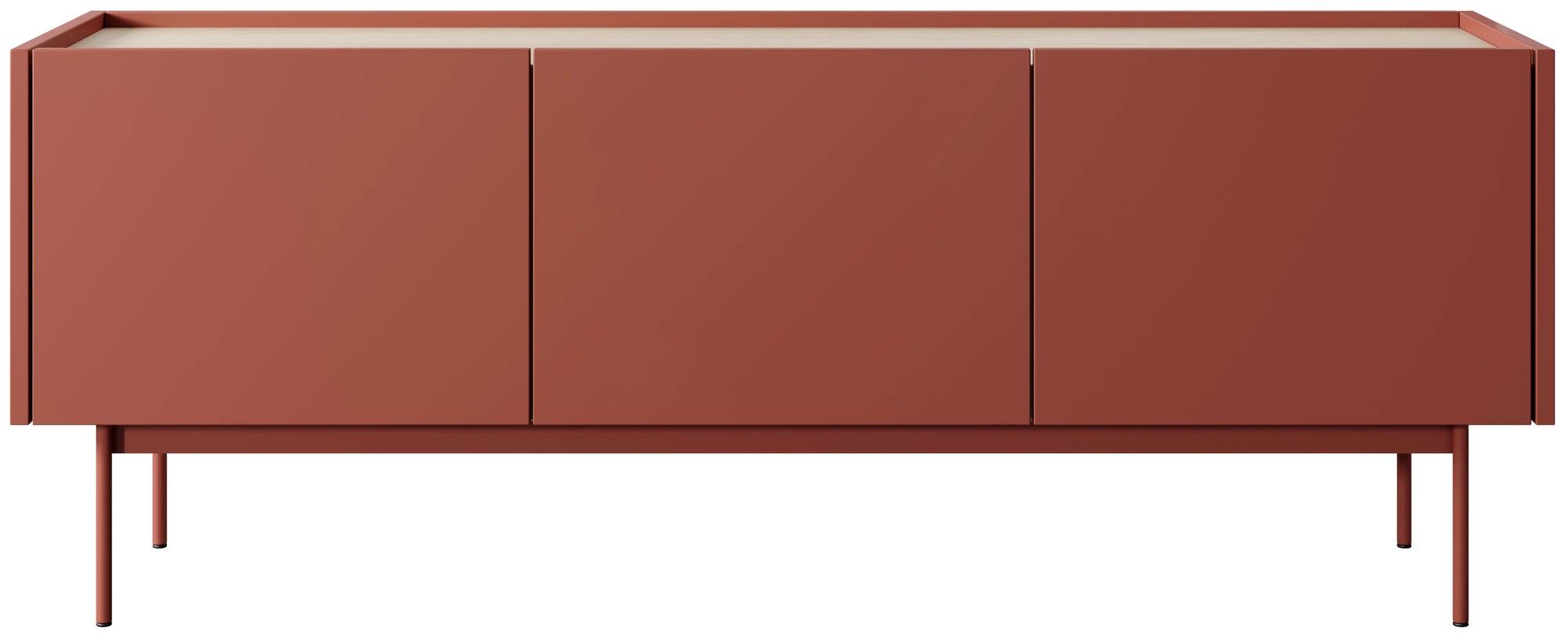 PIA Stolík pod TV Color - tehlová
