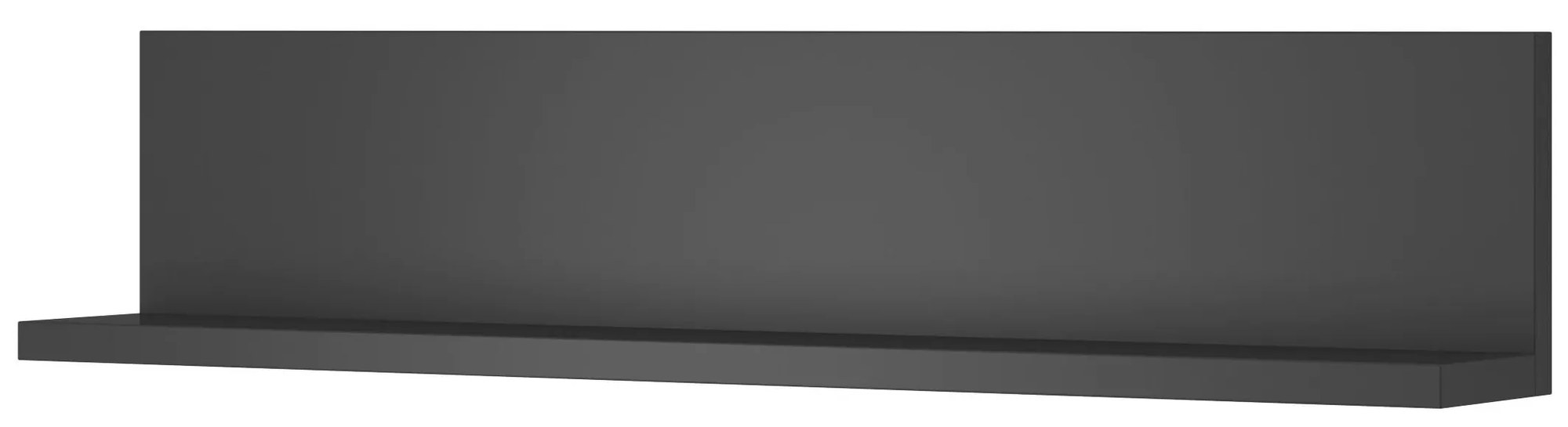 Polička Bilsby Typ 01 (dub ribbec + sivá). Akcia -20%. Vlastná spoľahlivá doprava až k Vám domov. 1030327