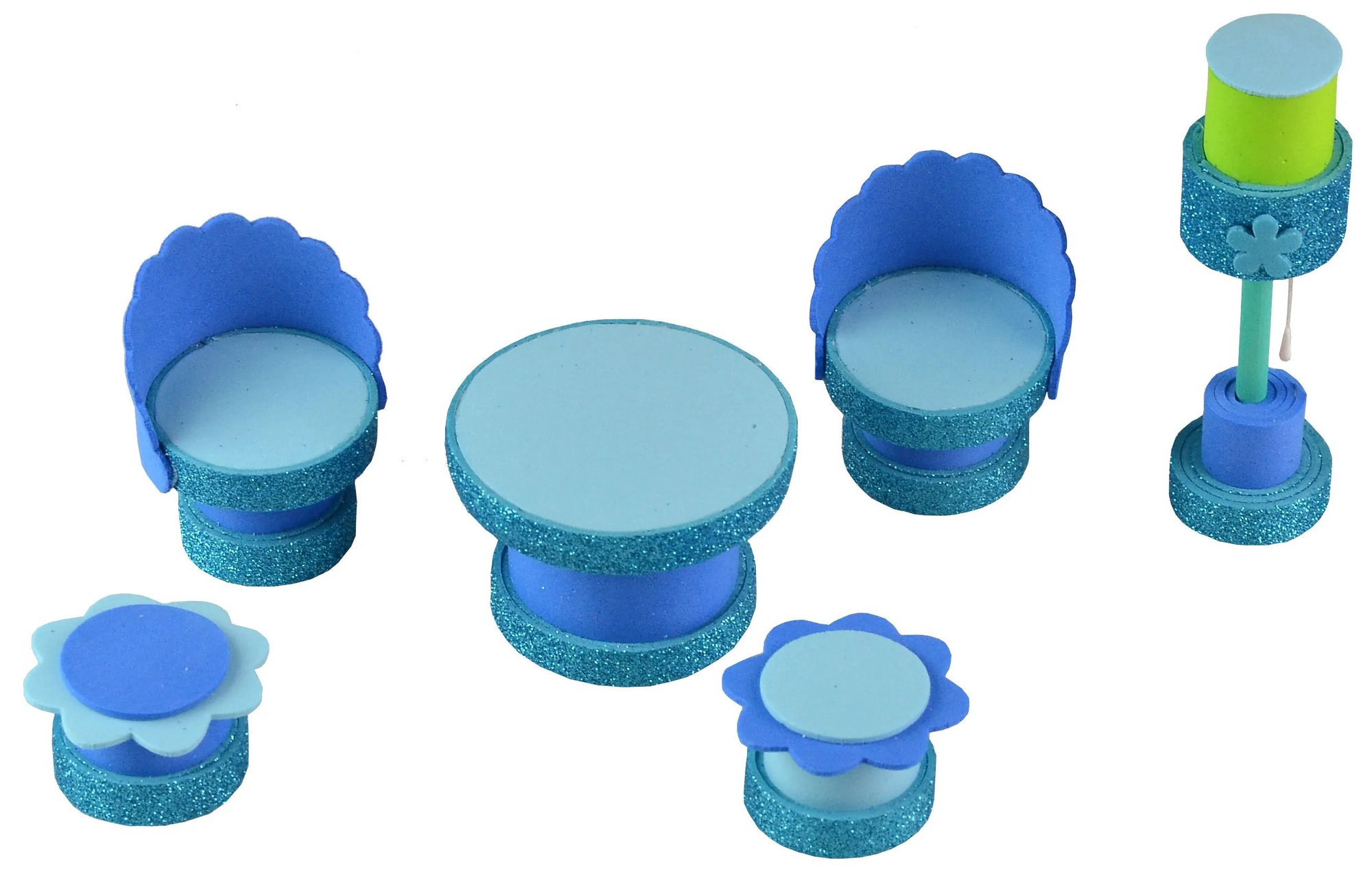 Krasohrátky - nábytok - modrá súprava