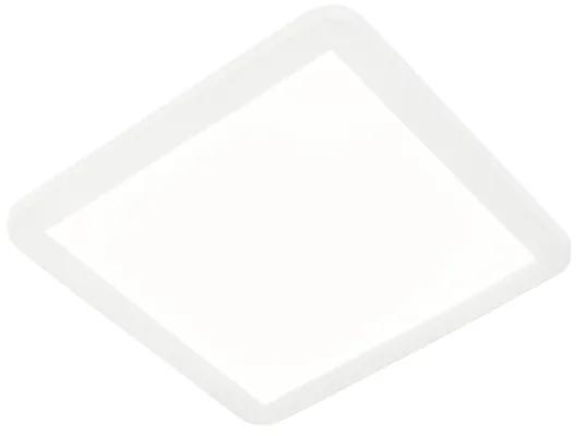 Stropné svietidlo biele 30 cm vrátane LED 3-stupňový stmievač IP44 - Steve