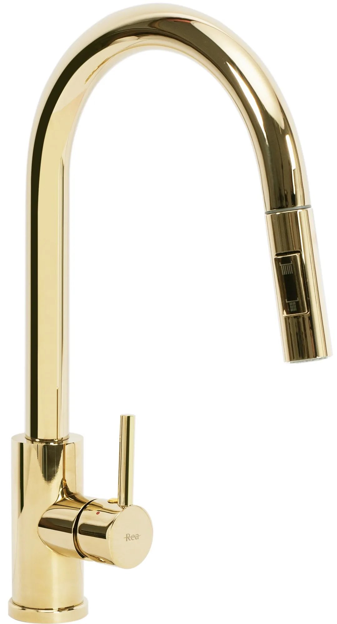Rea Fresh, stojanková drezová batéria h-395, zlatá lesklá, REA-B0669