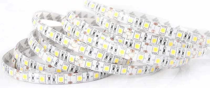 ECOLIGHT LED pásik - SMD 5050 - 5m - 60LED/m - 14,4W/m - IP65 - neutrálna biela