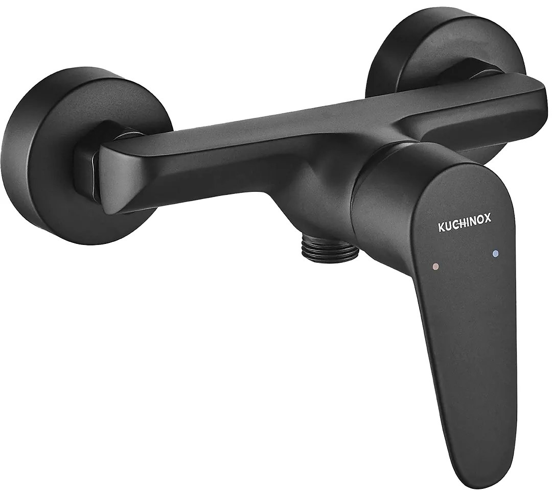 Kuchinox Sagra, nástenná sprchová batéria, čierna matná, LAV-BQR_740D