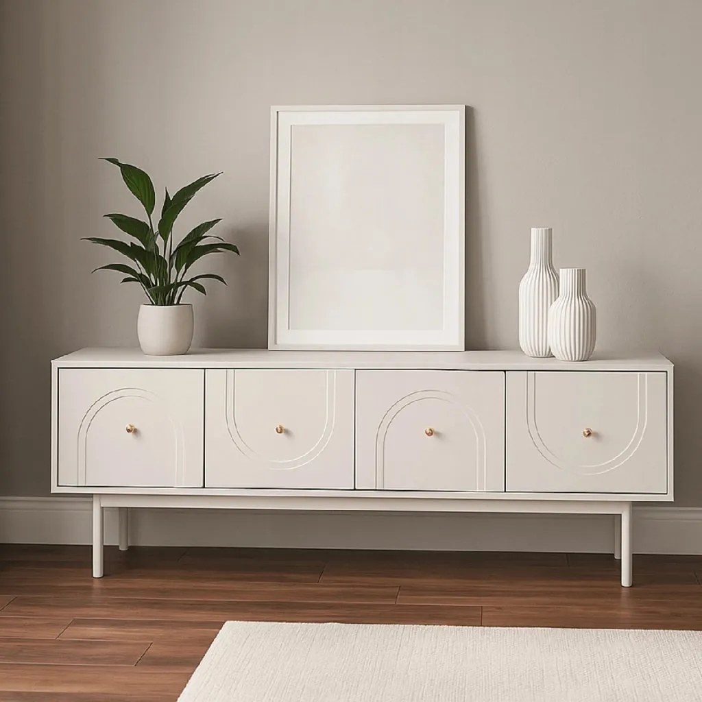 PROXIMA.store - TV stolík MARLEN FARBA: biela