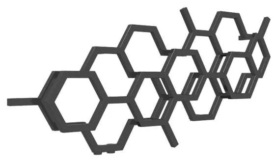 Terma Hex 502x1126 vodný radiátor Heban YL